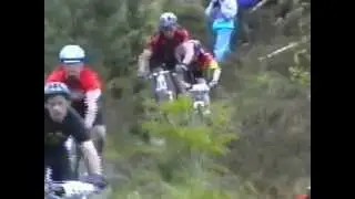 Dalby Forrest MTB race 1991. Retro Mountain bike.