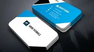 Tutorial | Adobe Illustrator  - Business Card Design | Clean