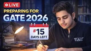 Study with me #gate #15day left