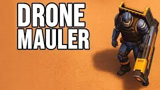 Tempest Rising GDF Drone Mauler Unit Showcase #TempestRising #GDF #RTS