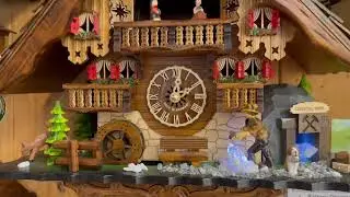 Crystal Mine Cuckoo Clock by Engstler - 48120