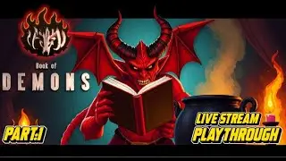 Book Of Demons [RPG] PC Playthrough [Mage Class] Part:1 The Beginning (Live stream)