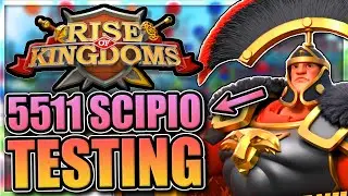 Is Scipio really viable at 5511 [live testing & wheel of fortune] Rise of Kingdoms
