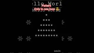 pattern printing in python #python #coding #class12 #engineering #shorts