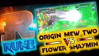pokemon evolution global battle #97//vs alan and s. Yen //can origin with R rune beat Shyamin?//ᎡᎪᏀϴ