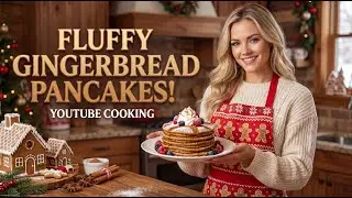 Fluffy Gingerbread Pancakes 🥞 | Cozy Holiday Breakfast You’ll Love