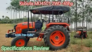 Kubota MU4501 Tractor Review Tamil | Kubota MU4501 45hp Tractor Review mileage and price in Tamil