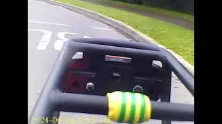 Red Wine Car Reg 201 D 5028 takes issue with cyclist.
