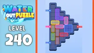 Water Out Puzzle level 240 solution 