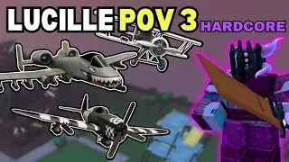TRIO HARDCORE | LUCILLE POV 3 | Tower Defense Simulator
