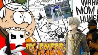 ABRAN Y CAELUS REACCIONAN A CAKEPLAYER REACCIONA A EL C&Oacute;MIC ENFERMO del CREADOR de THE LOUD HOUSE