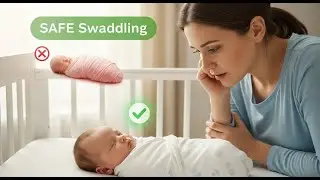 SAFE Swaddling: Avoid 3 Fatal Mistakes (Newborn Sleep)
