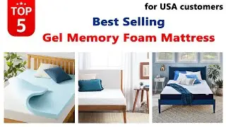 Best Gel Memory Foam Mattress in USA 2025, Best Selling Cooling Gel Infusion Mattress Review 2025