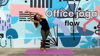 20 Min Office J&oacute;ga Flow - strečink, kter&yacute; stihne&scaron; i uprostřed dne