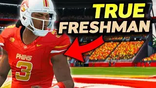 69 Overall True Freshman Gets the Start! l NCAA 14 Custom Team Dynasty Ep. 31