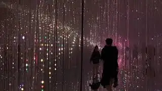 Tokyo teamLabs Planet - Part 2 - Dark Hallway Leading to Magical Light Room