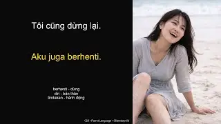 Học tiếng Indonesia qua câu chuyện｜Chuyến đi 1 đêm 2 ngày và cảm xúc yêu đương｜Hội thoại đời sống