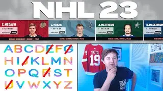 NHL 23 - ALPHABET FANTASY DRAFT CHALLENGE