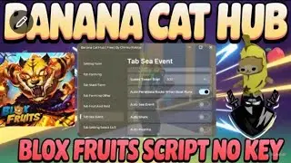 FREE Premium Banana Hub Script | Best Blox Fruits Script(No Key)