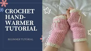 How to make viral crochet glove  | Pinterest handwarmer tutorial