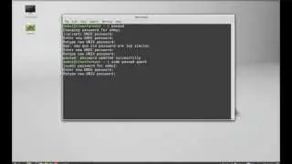 Change Password in Linux Mint through Command Line