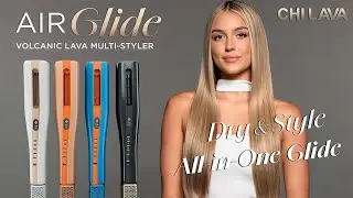 Meet the CHI LAVA AirGlide: Dry, Straighten & Style with One Tool