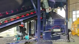 YJN25 Mobile planetary mixer planet testing, by Shengmao Machinery, Chinese manufacturer