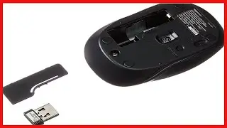 Amazon Basics Wireless Computer Keyboard and Mouse Combo - Quiet and Compact - US Layout (QWERTY)