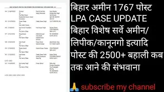 BIHAR AMIN LPA CASE UPDATE/BIHAR AMIN अमीन बहाली NEW BAHALI UPDATE