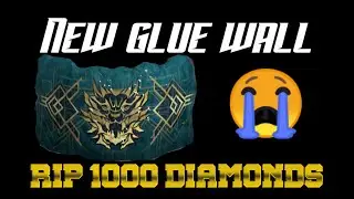 RIP 1000 DIAMONDS 😭😭|| GLUE WALL ||