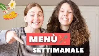 COME FARE IL MENU' DELLA SETTIMANA | organizzazione e risparmio 💰