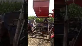 Tractor Mounted Combine Two Rows Corn Harvester China made