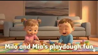 Merri TV - Milo and Mia Play with Playdough | Fun & Learning for Toddlers