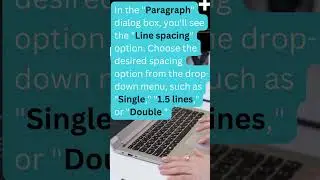 How To adjust Line Spacing on Microsoft Word