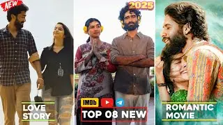 Top-8 South Indian Romantic Heart Touching Sad Love Story Movies In Hindi 2025 | Filmy PRO Series 