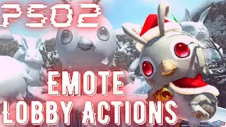 PSO2 514: Victory Pose 3 Emote Lobby Action
