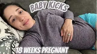 FIRST BABY KICKS AT 18 WEEKS!! | updates&hellip;