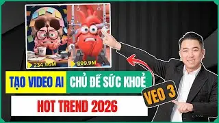 Tạo Video Ng&aacute;ch Nh&acirc;n H&oacute;a Sức Khỏe HOT TREND 2026 Với AI Kiếm Tiền Online