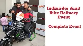 INDIARIDER AMIT Bike delivery | Full Event | @INDIARIDERAMIT @hr20vlogs1