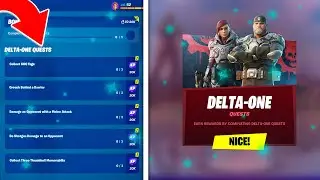 How To COMPLETE ALL GEARS OF WAR DELTA ONE CHALLENGES in Fortnite!