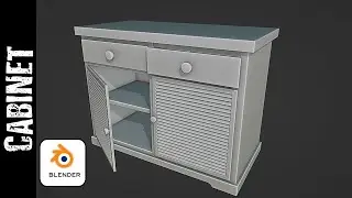 BLENDER: CABINET (MODELING)