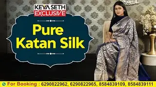 Pure Katan Silk at reasonable price | Keya Seth Exclusive
