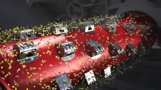 Однороторная система приема, обмолота и сепарации зерна Case IH AXIAL-FLOW