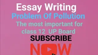 Essay Writing Problem Of Pollution the most important for class 12 