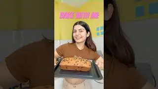 Bake With Me 🩷 Banana Choco Chip Bread 🍰Ep. 7 #youtubeshorts #shorts #recipe #bake