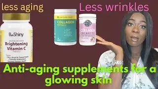 Anti Aging Supplements For Glowing Skin ! All Skin Type ! Vitamin C ! Vitamin A ! Fish Oil