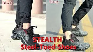 STEALTH STEEL-TOE SHOES - Kevlar, Flexible, Tough