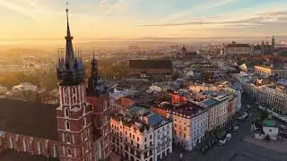 Dzień dobry Kraków. DJI Mini5 Pro.