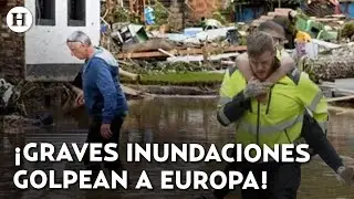 &iexcl;Tormentas fuera de control! Lluvias extremas causan evacuaciones y severos da&ntilde;os en Europa