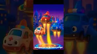 Space Adventure Cars 🚀 | Fun Cartoon for Kids | Short Animation #KidsCartoon #SpaceAdventure